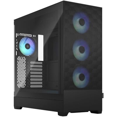 Fractal Design - Pop XL Air EATX, ATX, microATX, Mini-ITX RGB Black Chassis Tempered Glass Clear Tint Mid Tower PC Case - Black Fractal Design - Pop XL Air EATX, ATX, microATX, Mini-ITX RGB Black Chassis Tempered Glass Clear Tint Mid Tower PC Case - Black