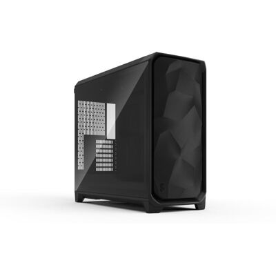 Fractal Design - Meshify 3 XL E-ATX Full Tower PC Case - Black Chassis with Light Tinted TG Side Panel - Black Fractal Design - Meshify 3 XL E-ATX Full Tower PC Case - Black Chassis with Light Tinted TG Side Panel - Black