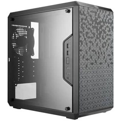 Cooler Master - MasterBox Micro ATX Mini-Tower Case with Magnetic Filters and Adjustable I/O Panel - Black Cooler Master - MasterBox Micro ATX Mini-Tower Case with Magnetic Filters and Adjustable I/O Panel - Black