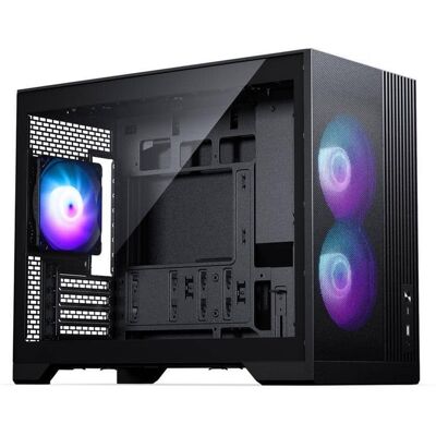 Phanteks - XT M3, Compact Micro-ATX Chassis, Mesh Front, Tempered Glass, 3x 120mm D-RGB Fans, Black - Black Phanteks - XT M3, Compact Micro-ATX Chassis, Mesh Front, Tempered Glass, 3x 120mm D-RGB Fans, Black - Black