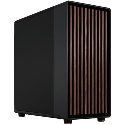 Fractal Design - North XL Charcoal Black EATX, ATX, microATX, Mini-ITX Chassis with Walnut Front and Mesh Side Panel Mid Tower PC Case - Black Fractal Design - North XL Charcoal Black EATX, ATX, microATX, Mini-ITX Chassis with Walnut Front and Mesh Side Panel Mid Tower PC Case - Black
