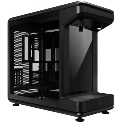 Cooler Master - masterframe 360 stage lcd open-frame atx pc case, front lcd displa - Black Cooler Master - masterframe 360 stage lcd open-frame atx pc case, front lcd displa - Black