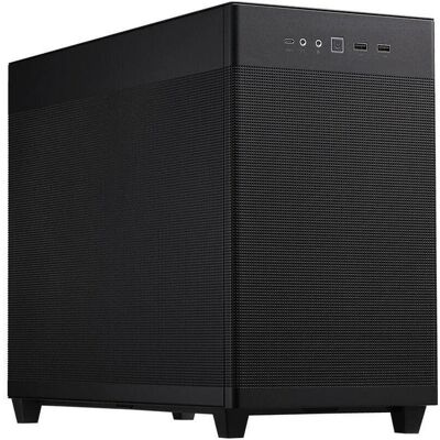 Asus - AP201 Type-C Airflow-focused Micro-ATX,Mini-ITX Computer Case, Support 360/280 Liquid Cooling - Black - Black Asus - AP201 Type-C Airflow-focused Micro-ATX,Mini-ITX Computer Case, Support 360/280 Liquid Cooling - Black - Black