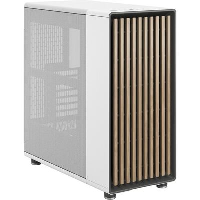 Fractal Design - North Computer Case - Mid-tower - Chalk White - Mesh, Steel - 5 x Bay - ATX, Micro ATX, Mini ITX - White Fractal Design - North Computer Case - Mid-tower - Chalk White - Mesh, Steel - 5 x Bay - ATX, Micro ATX, Mini ITX - White