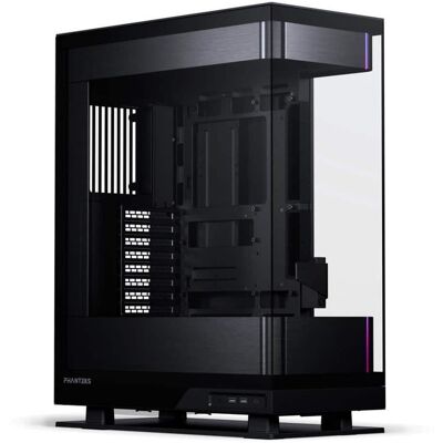 Phanteks - Evolv X2, Mid-Tower Gaming Chassis, Vertical Cooling, Tempered Glass, D-RGB Lighting, Brushed Black - Brushed Black Phanteks - Evolv X2, Mid-Tower Gaming Chassis, Vertical Cooling, Tempered Glass, D-RGB Lighting, Brushed Black - Brushed Black