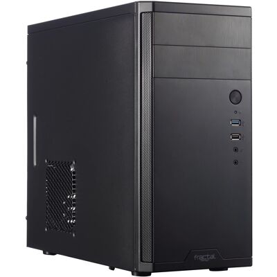 Fractal Design - Core 1100, Black, Micro ATX, Mini Tower PC Case - Black Fractal Design - Core 1100, Black, Micro ATX, Mini Tower PC Case - Black