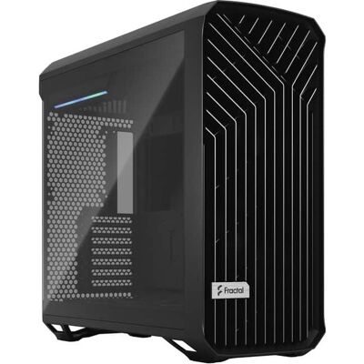 Fractal Design - Torrent Black RGB TG Light Tint - Black - Tempered Glass, Steel - 6 x Bay - 0 - ATX, EATX, Micro ATX - Black Fractal Design - Torrent Black RGB TG Light Tint - Black - Tempered Glass, Steel - 6 x Bay - 0 - ATX, EATX, Micro ATX - Black