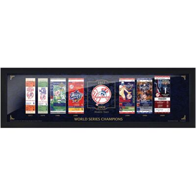 Mustang Drinkware - New York Yankees 6'' x 22'' Tickets to History: The Modern Day Wall Art - Multicolor Mustang Drinkware - New York Yankees 6'' x 22'' Tickets to History: The Modern Day Wall Art - Multicolor