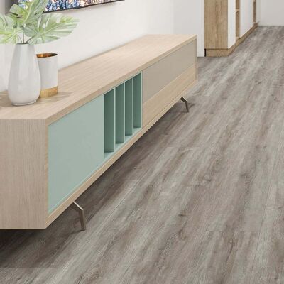 Dotfloor - 62.6"x9" SPC Composite Flooring; 5 Planks/Box (19.56 sq. ft/Box); 8mm Thick with ; 30 mil Wear Layer; - White Stone Dotfloor - 62.6"x9" SPC Composite Flooring; 5 Planks/Box (19.56 sq. ft/Box); 8mm Thick with ; 30 mil Wear Layer; - White Stone
