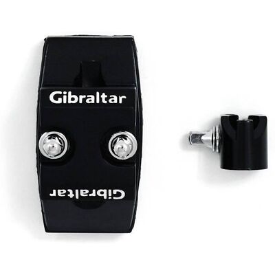 Gibraltar Hardware - Key Tension Tom and Floor Tom Bracket, Black Shell Mount w/ Memory Lock, Fits 10.5mm to 12.7mm L Rods or Floor Tom Legs Gibraltar Hardware - Key Tension Tom and Floor Tom Bracket, Black Shell Mount w/ Memory Lock, Fits 10.5mm to 12.7mm L Rods or Floor Tom Legs