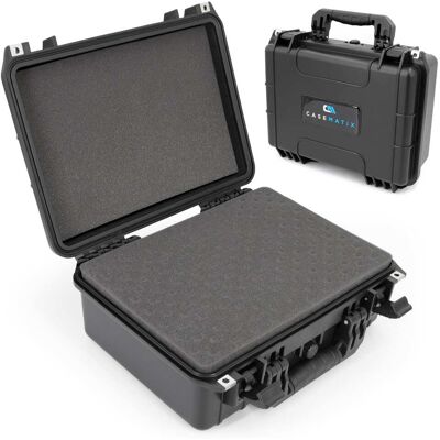CASEMATIX - 16" Waterproof Hard Case w/ Custom Foam – Heavy-Duty Travel Storage for Electronics, Tools, Gear & Accessories Safe CASEMATIX - 16" Waterproof Hard Case w/ Custom Foam – Heavy-Duty Travel Storage for Electronics, Tools, Gear & Accessories Safe