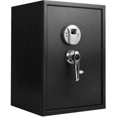 Barska - Biometric Fingerprint Safe-Quick Access Security Safe with 2.5-Second Keyless Entry, Solid Steel Construction - Black Barska - Biometric Fingerprint Safe-Quick Access Security Safe with 2.5-Second Keyless Entry, Solid Steel Construction - Black