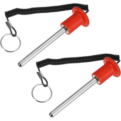 Unique Bargains - Gym Pin, Weight Stack Pin Strength Training Replacement with Pull Rope 0.4 x 4.1 Inch & 2pcs for Home/Gym - Red Unique Bargains - Gym Pin, Weight Stack Pin Strength Training Replacement with Pull Rope 0.4 x 4.1 Inch & 2pcs for Home/Gym - Red