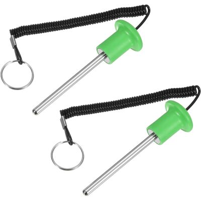 Unique Bargains - Gym Pin, Weight Stack Pin Strength Training Replacement with Pull Rope 0.3 x 3.9 Inch & 2pcs for Home/Gym - Green Unique Bargains - Gym Pin, Weight Stack Pin Strength Training Replacement with Pull Rope 0.3 x 3.9 Inch & 2pcs for Home/Gym - Green