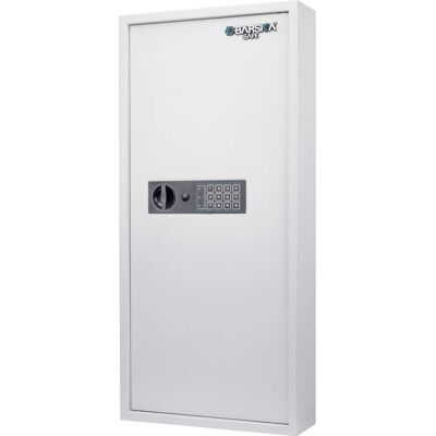 Barska - Digital Keypad 240 Keys Cabinet Wall Safe White ,Large - Gray Barska - Digital Keypad 240 Keys Cabinet Wall Safe White ,Large - Gray