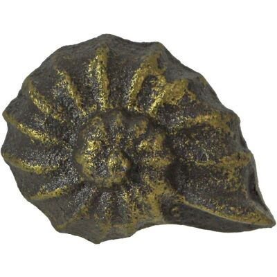 Zeckos - Cast Iron Nautilus Shell Drawer Pull Decorative Cabinet Knobs Set of 6 - Bronze Zeckos - Cast Iron Nautilus Shell Drawer Pull Decorative Cabinet Knobs Set of 6 - Bronze