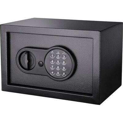 Barska - 0.36 Cu Ft Digital Keypad Safe-Solid Steel Security Lock Box with Quick Access PIN Code, Dual Steel Deadbolts - Black Barska - 0.36 Cu Ft Digital Keypad Safe-Solid Steel Security Lock Box with Quick Access PIN Code, Dual Steel Deadbolts - Black