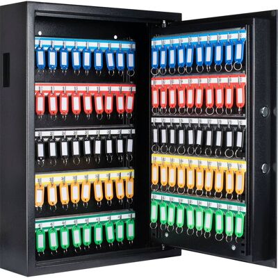 Barska - 100 Key Cabinet Digital Wall Safe - Black Barska - 100 Key Cabinet Digital Wall Safe - Black