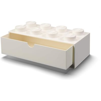 Room Copenhagen - Storage Desk Drawer Stackable Storage with 8 Knobs, In White - Collectibles - Multicolor Room Copenhagen - Storage Desk Drawer Stackable Storage with 8 Knobs, In White - Collectibles - Multicolor