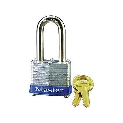 Master Lock - Key Padlock, Each - Gray/Silver Master Lock - Key Padlock, Each - Gray/Silver
