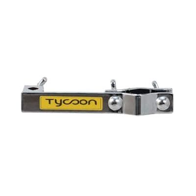 Tycoon Percussion - Universal Mounting Bracket, Chrome, Fits Any Mountable Percussion Instrument, Angled Rod for Easy Playability Tycoon Percussion - Universal Mounting Bracket, Chrome, Fits Any Mountable Percussion Instrument, Angled Rod for Easy Playability
