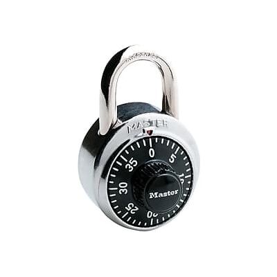Master Lock - Combination Padlock, Each - Black/Silver Master Lock - Combination Padlock, Each - Black/Silver