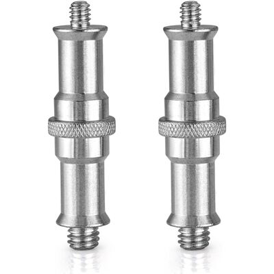 Neewer - 2-Pack 1/4" to 3/8" Metal Screw Adapters, for Light Stands, ST24 Neewer - 2-Pack 1/4" to 3/8" Metal Screw Adapters, for Light Stands, ST24