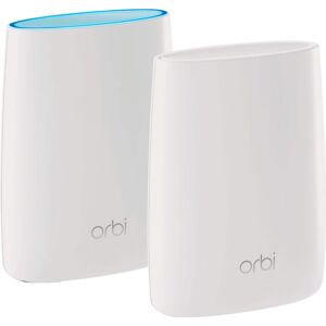 Netgear - Orbi AC3000 Tri-Band Mesh Wi-Fi System (2-pack) - White Netgear - Orbi AC3000 Tri-Band Mesh Wi-Fi System (2-pack) - White
