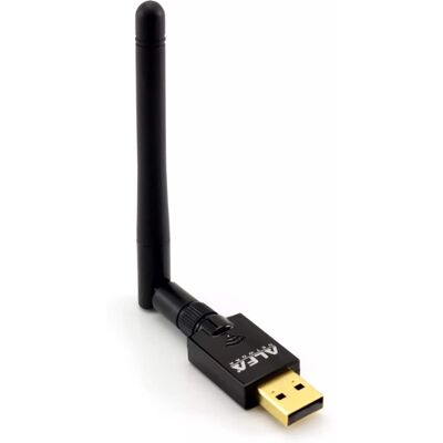 Alfa - AWUS036ACS Dual-Band AC600 USB Wi-Fi Adapter w/ Antenna – Win, Mac & Kali Supported - Black Alfa - AWUS036ACS Dual-Band AC600 USB Wi-Fi Adapter w/ Antenna – Win, Mac & Kali Supported - Black