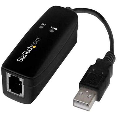 StarTech.com - USB 2.0 56K External V.92 Fax Modem Dongle Adapter StarTech.com - USB 2.0 56K External V.92 Fax Modem Dongle Adapter