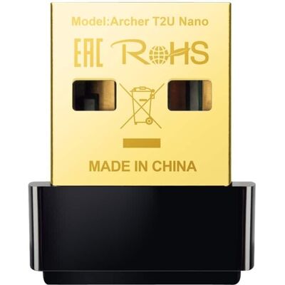 TP-Link - Dual-Band Wireless-AC USB Network Adapter - Black TP-Link - Dual-Band Wireless-AC USB Network Adapter - Black