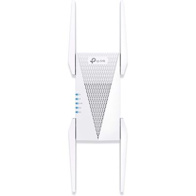 TP-Link - AXE5400 Tri-Band Mesh Wi-Fi 6E Range Extender - White TP-Link - AXE5400 Tri-Band Mesh Wi-Fi 6E Range Extender - White