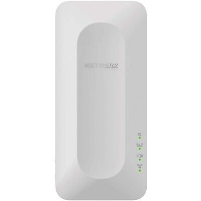 Netgear - EAX12 AX1600 WiFi 6 Mesh Wall Plug Range Extender - White Netgear - EAX12 AX1600 WiFi 6 Mesh Wall Plug Range Extender - White