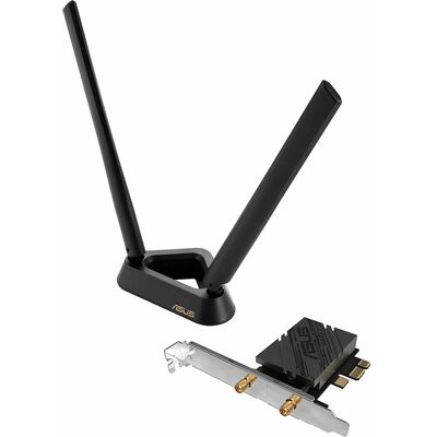 Asus - Wi-Fi 7/Bluetooth 5.4 Combo Wireless-BE Plug-in Adapter - Black Asus - Wi-Fi 7/Bluetooth 5.4 Combo Wireless-BE Plug-in Adapter - Black