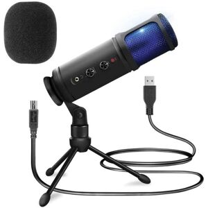 Pyle - USB Desktop Microphone – Streaming & Pro Audio Recording Mic with Tripod Stand, USB Plug-and-Play for Podcasting Pyle - USB Desktop Microphone – Streaming & Pro Audio Recording Mic with Tripod Stand, USB Plug-and-Play for Podcasting
