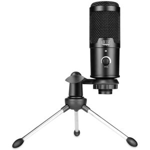 Adesso - XTREAMM4 Xtream M4 Cardioid Condenser Recording Microphone - Black - Black Adesso - XTREAMM4 Xtream M4 Cardioid Condenser Recording Microphone - Black - Black