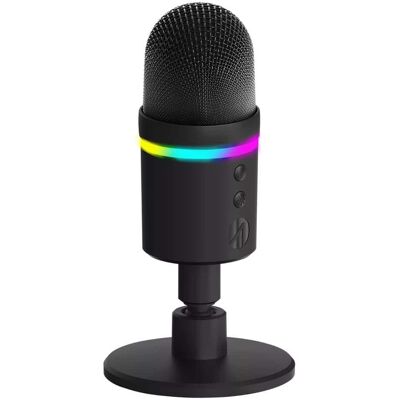 4Gamers - Light Up Streaming Microphone - Black 4Gamers - Light Up Streaming Microphone - Black