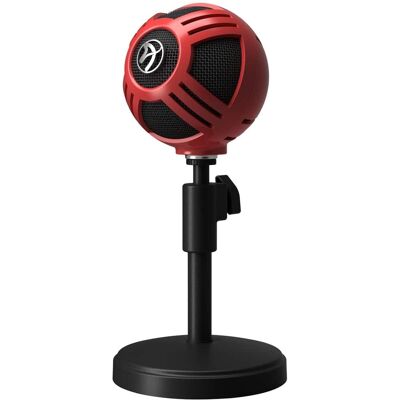 Arozzi - Sfera Gaming/Streaming/Office Microphone - Red Arozzi - Sfera Gaming/Streaming/Office Microphone - Red