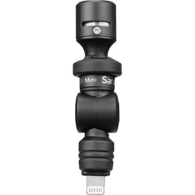 Saramonic - SmartMic DI Mini Ultra-Compact Condenser Microphone with Lightning for Apple iPhones & iPads - Black Saramonic - SmartMic DI Mini Ultra-Compact Condenser Microphone with Lightning for Apple iPhones & iPads - Black