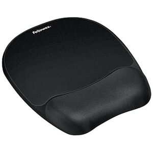 Fellowes - Memory Foam Mouse Pad/Wrist Rest Combo, Non-Skid Base - Black Fellowes - Memory Foam Mouse Pad/Wrist Rest Combo, Non-Skid Base - Black