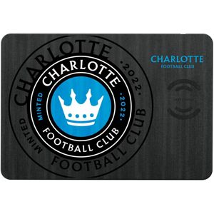 Keyscaper - Charlotte FC Mono Tilt Logo Wireless Charger & Mouse Pad - Multicolor Keyscaper - Charlotte FC Mono Tilt Logo Wireless Charger & Mouse Pad - Multicolor