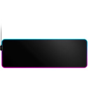 SteelSeries - QcK Prism Cloth Gaming Mouse Pad with 2-Zone RGB Illumination XL - Black SteelSeries - QcK Prism Cloth Gaming Mouse Pad with 2-Zone RGB Illumination XL - Black