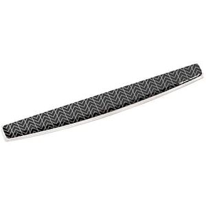 Fellowes - Photo Microban Gel Keyboard Wrist Rest, Chevron - Black Fellowes - Photo Microban Gel Keyboard Wrist Rest, Chevron - Black