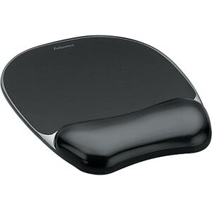 Fellowes - Crystal Gel Mouse Pad/Wrist Rest Combo, Non-Skid Base - Black Fellowes - Crystal Gel Mouse Pad/Wrist Rest Combo, Non-Skid Base - Black