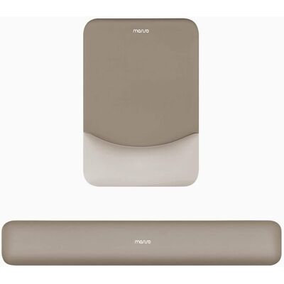 mosiso - Wrist Rest Support for Mouse Pad, Ergonomic Mousepad Non-Slip Base, Design Desk Accessories Mat for Home Game Office - Bronze Brown mosiso - Wrist Rest Support for Mouse Pad, Ergonomic Mousepad Non-Slip Base, Design Desk Accessories Mat for Home Game Office - Bronze Brown