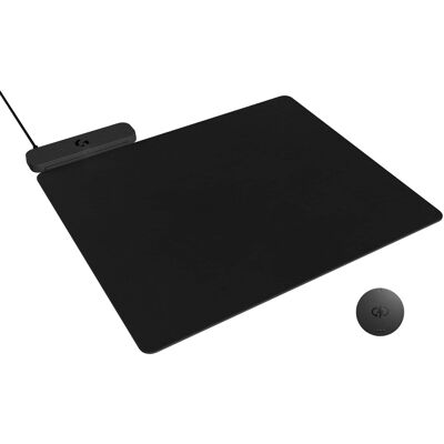 Logitech - POWERPLAY 2 Gaming Mouse Pad with Wireless Charging - Black Logitech - POWERPLAY 2 Gaming Mouse Pad with Wireless Charging - Black
