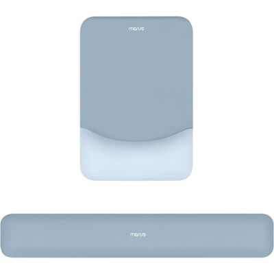 mosiso - Wrist Rest Support for Mouse Pad, Ergonomic Mousepad Non-Slip Base, Design Desk Accessories Mat for Home Game Office - Aquamarine mosiso - Wrist Rest Support for Mouse Pad, Ergonomic Mousepad Non-Slip Base, Design Desk Accessories Mat for Home Game Office - Aquamarine