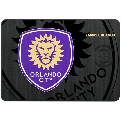 Keyscaper - Orlando City SC Mono Tilt Logo Wireless Charger & Mouse Pad - Multicolor Keyscaper - Orlando City SC Mono Tilt Logo Wireless Charger & Mouse Pad - Multicolor