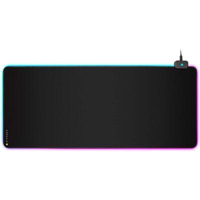 Corsair - MM700 RGB Extended Cloth Gaming Mouse Pad - Black Corsair - MM700 RGB Extended Cloth Gaming Mouse Pad - Black