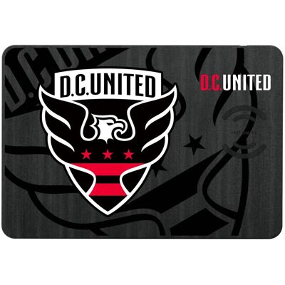 Keyscaper - D.C. United Mono Tilt Logo Wireless Charger & Mouse Pad - Multicolor Keyscaper - D.C. United Mono Tilt Logo Wireless Charger & Mouse Pad - Multicolor